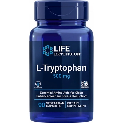 Life Extension L-tryptofán 500 mg 90 kapsúl