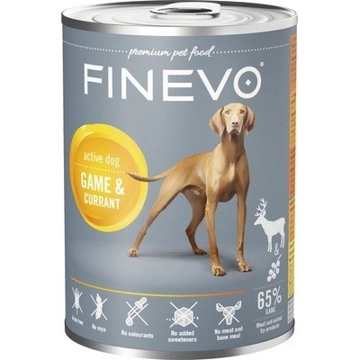 Finevo Active Dog divina s ríbezľami 800 g