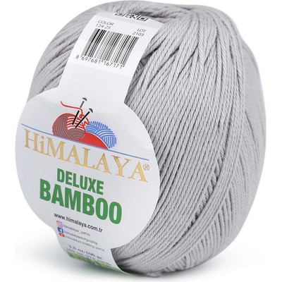 Stoklasa Pletací příze Deluxe Bamboo 100 g Balení: 1 ks, Varianta: 7 (25) šedá nejsvětlejší 7 (25) šedá nejsvětlejší