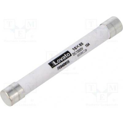 LOVATO ELECTRIC FE04D015 Pojistka: tavná; 15A; 1,5kVDC; gPV; 10x85mm