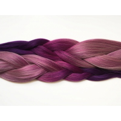 Easy Braid Barva: FR-27 (purple - shaded, ombré fialové), Značka: Easy Braid – Zboží Mobilmania