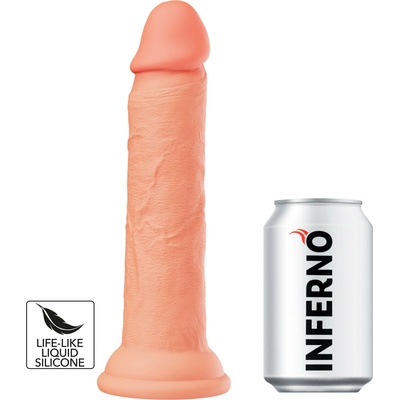 Hidden Desire Inferno Realistic Dong Liquid Silicone 23 cm Skin