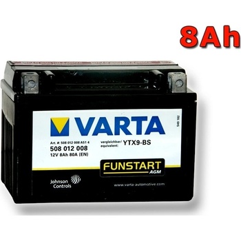Varta YTX9-BS 508012