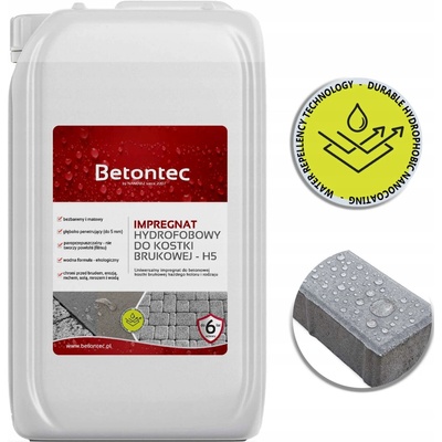 Hydrofobní impregnace na zámkovou dlažbu BETONTEC H5 20L