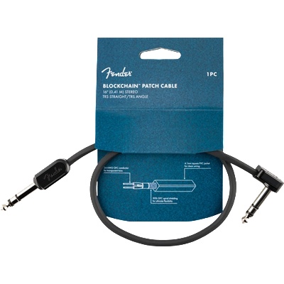 Fender Blockchain Stereo TRS Patch Cable S/A