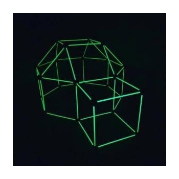 Kolorowe Baloniki Crazy green and blue pillage tent