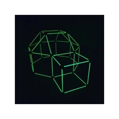 Kolorowe Baloniki Crazy green and blue pillage tent