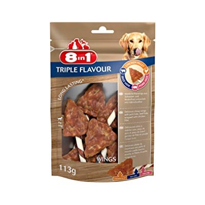 8in1 8in1 TRIPLE FLAVOUR - Крила за кучета 113 гр