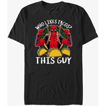 ZOOT. Fan Черна унисекс тениска Marvel Love Tacos ZOOT. Fan | Cheren | МЪЖЕ | L