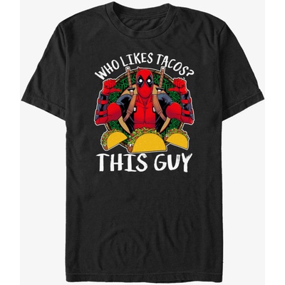 ZOOT. Fan Черна унисекс тениска Marvel Love Tacos ZOOT. Fan | Cheren | МЪЖЕ | L