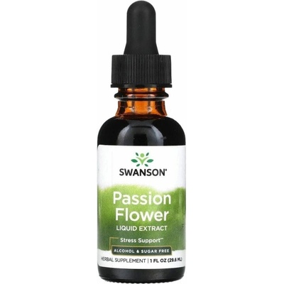 Swanson Passion Flower Tekutý Extrakt Mučenka 29,6 ml