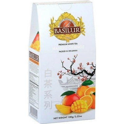 Basilur Aromatizovaný bílý čaj White Tea Mango Orange sypaný 100 g