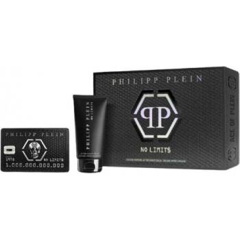 Philipp Plein NO LIMIT$ Подаръчен комплект: 90мл мъжки парфюм EDP + 150мл балсам за след бръснене