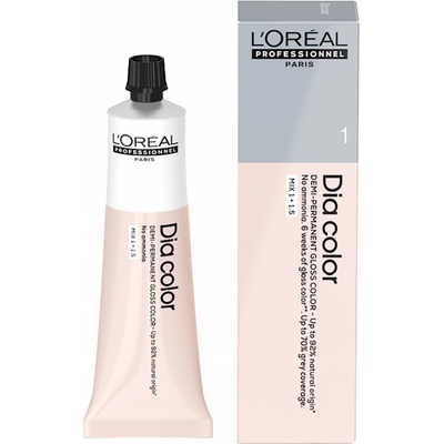 Přeliv na vlasy Loréal Professionnel Dia color 1 černá L’Oréal Professionnel 60 ml