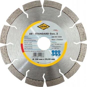 Cedima Diamantový kotouč 115 x 22,23 x 2,2 x 10,0 mm 9-1968