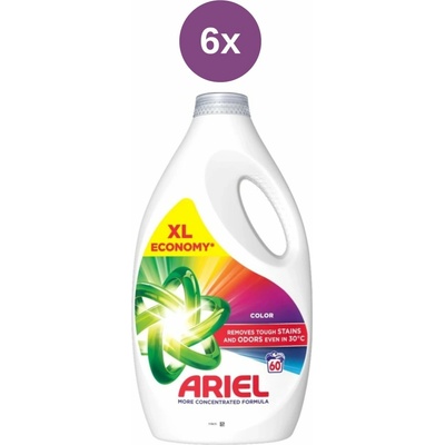 Ariel prací gel Color 6 x 2,7 l 60 PD
