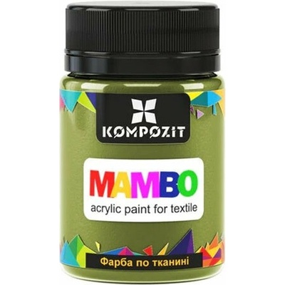 Mambo farba na textil a kožu 50 ml 14 olivová