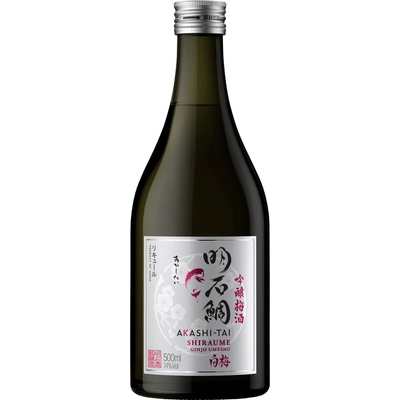 Akashi Tai Shiraume Ginjo Umeshu 14% 0,5 l (čistá fľaša)