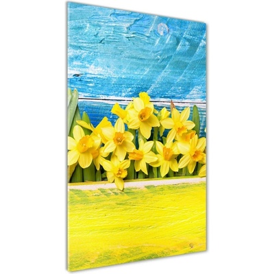 Vertikálny foto obraz sklenený Narcisy 50x100 cm
