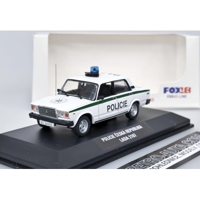 Foxtoys FOX18 Lada 2107 Policie Česká Republika znak 1:43