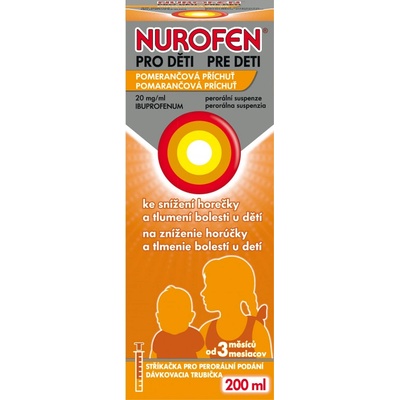 NUROFEN PRO DĚTI POR 20MG/ML POR SUS 200ML II