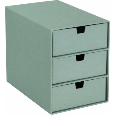 Bigso Ingrid Canvas Paper Laminate organizér zelená