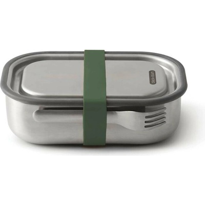 Veľká nerezová krabička na jedlo Black+Blum, zelená Olive