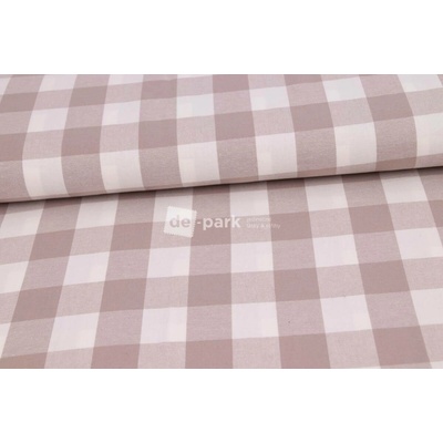 de-park Flanel - Kostka - mocca
