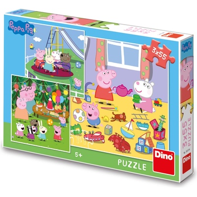 Dino PEPPA PIG NA PRÁZDNINÁCH 3x55 NOVÉ