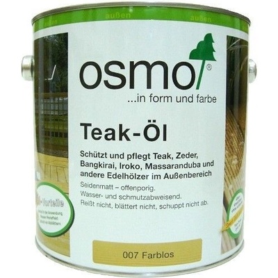 Osmo Wood Oil 007 Teak Oil Clear - Декинг масла 0.75л (587)
