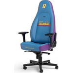 Noblechairs Геймърски стол noblechairs ICON Fallout Nuka-Cola Quantum Edition, до 150kg, изкуствена кожа, алуминиева основа, регулируеми подлакътници, регулируема облегалка, лумбална опора, син (ICN-PU-NCQ)