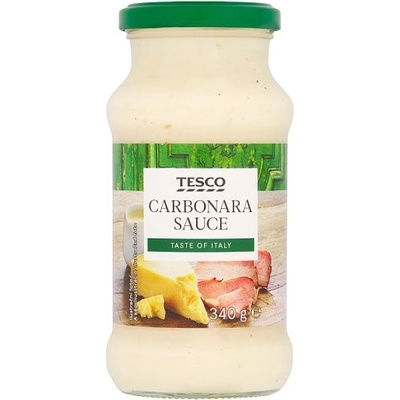 Tesco Smotanová omáčka so syrom čedar a varenou šunkou 340 g