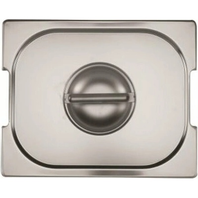 Veko na gastronádobu GN 1/6 s výrezmi pre držadlá nerezové 16,2 x 17,6 cm 100019336
