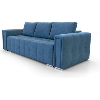 Мебели КАМБО Разтегателен диван Мелбърн тройка тъмносин Verona Petrol