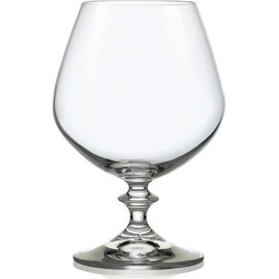 Bohemia Crystal sklenice na brandy a koňak Angela 6 x 400 ml