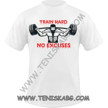 Image 1 of Fruit of the Loom Тениска - Train hard 2