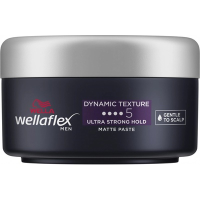 Wella Wellaflex Men tvarujúca pasta na vlasy 75 ml