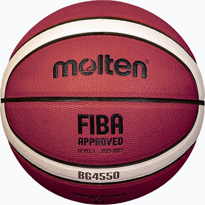 Баскетболна топка Molten basketball B7G4550 FIBA brown размер 7