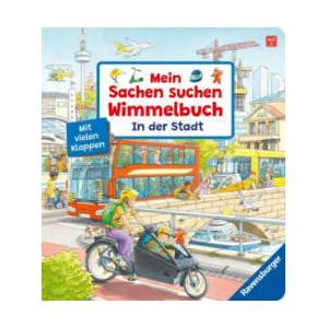 Mein Sachen suchen Wimmelbuch: In der Stadt | Peter Nieländer (ISBN: 9783473418824)