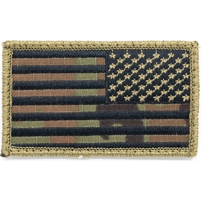 MILITARY RANGE Nášivka vlajka USA reverzní velcro OCP