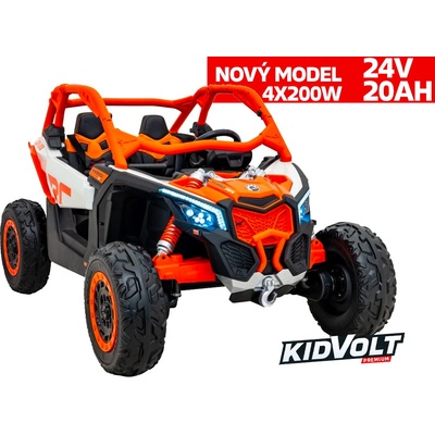 KidVolt CAN-AM Maverick XXL oranžová