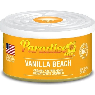 Paradise Air Organic Air Freshener Vanilla Beach