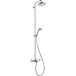 Hansgrohe Croma 220 - Душ комплект Showerpipe с термостат, 22 cm, 1 струя, хром 27223000 (27223000)