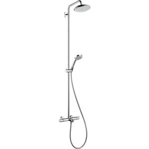 Hansgrohe Croma 220 - Душ комплект Showerpipe с термостат, 22 cm, 1 струя, хром 27223000 (27223000)