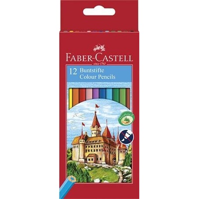 Faber-Castell pastelky šesťhranná 120112 12 farieb