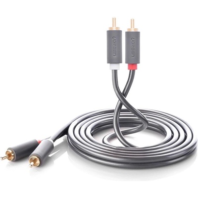 UGREEN Качествен 2xRCA към 2xRCA (чинча) аудио кабел - Ugreen AV104 Extension Cable 2xRCA (Cinch) to 2xRCA (Cinch) (300 см) (AV104 (10519))