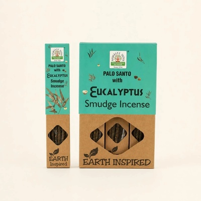 Namaste India Vonné tyčinky Earth Inspired Palo Santo with Eucalyptus Palo Santo a Eukalyptus 9 ks