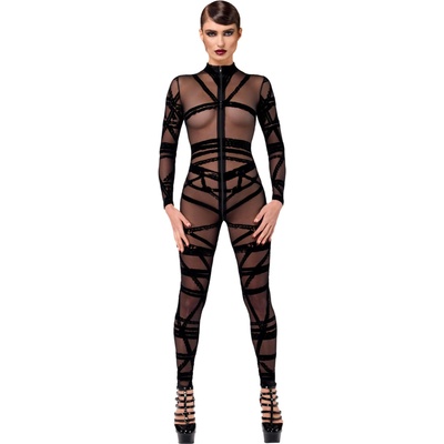 Noir Handmade F357 Bondesque Catsuit Black