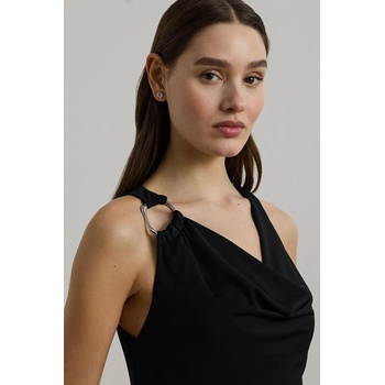 Ralph Lauren Рокля Lauren Ralph Lauren в черно дълга с кройка по тялото 253971057 (253971057)