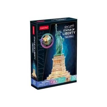 CubicFun 3D Puzzle Statue of Free LED